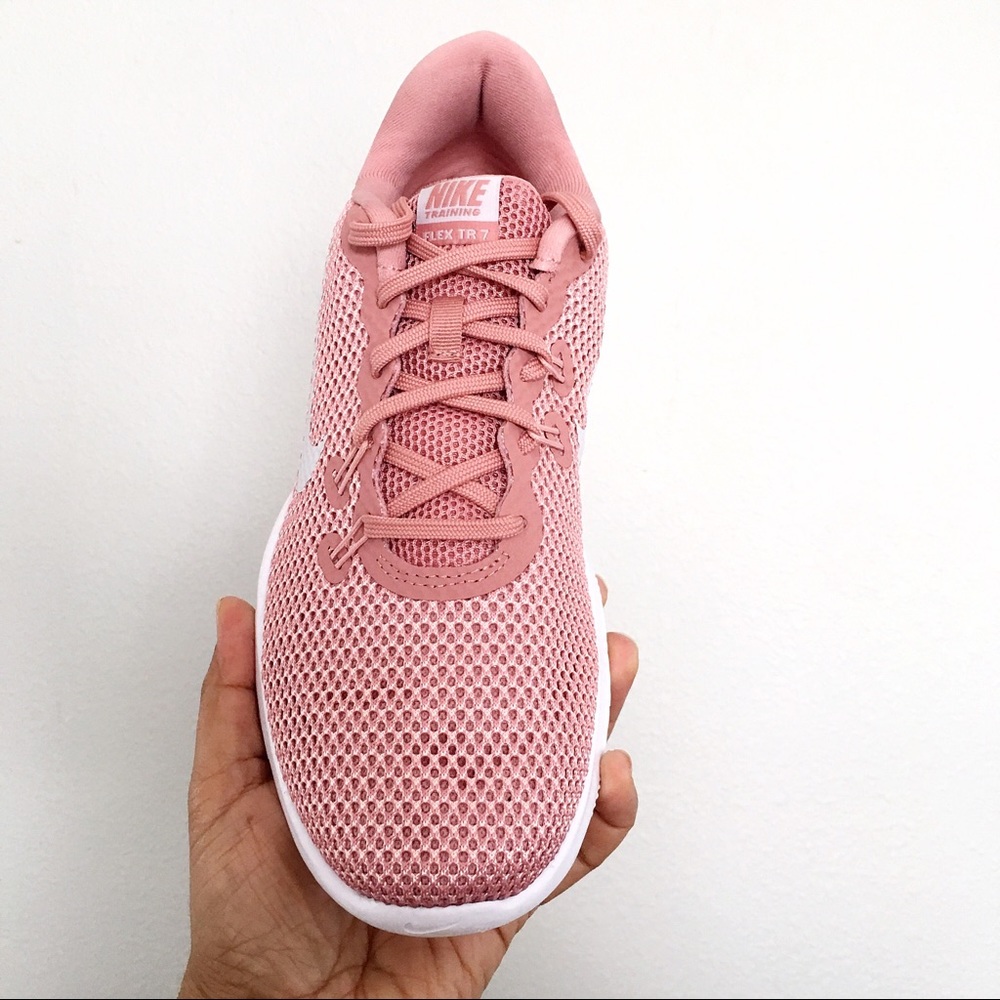 Nike Flex Trainer 7 Rust Pink Training Shoes - Picture 4 of 8